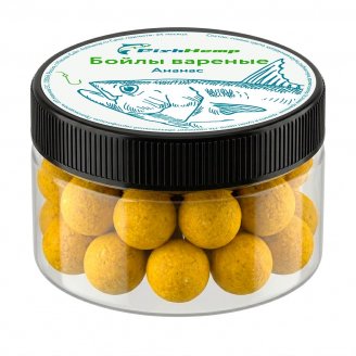 Насадочные бойлы FishHemp «Ананас» 24 мм (вареные)