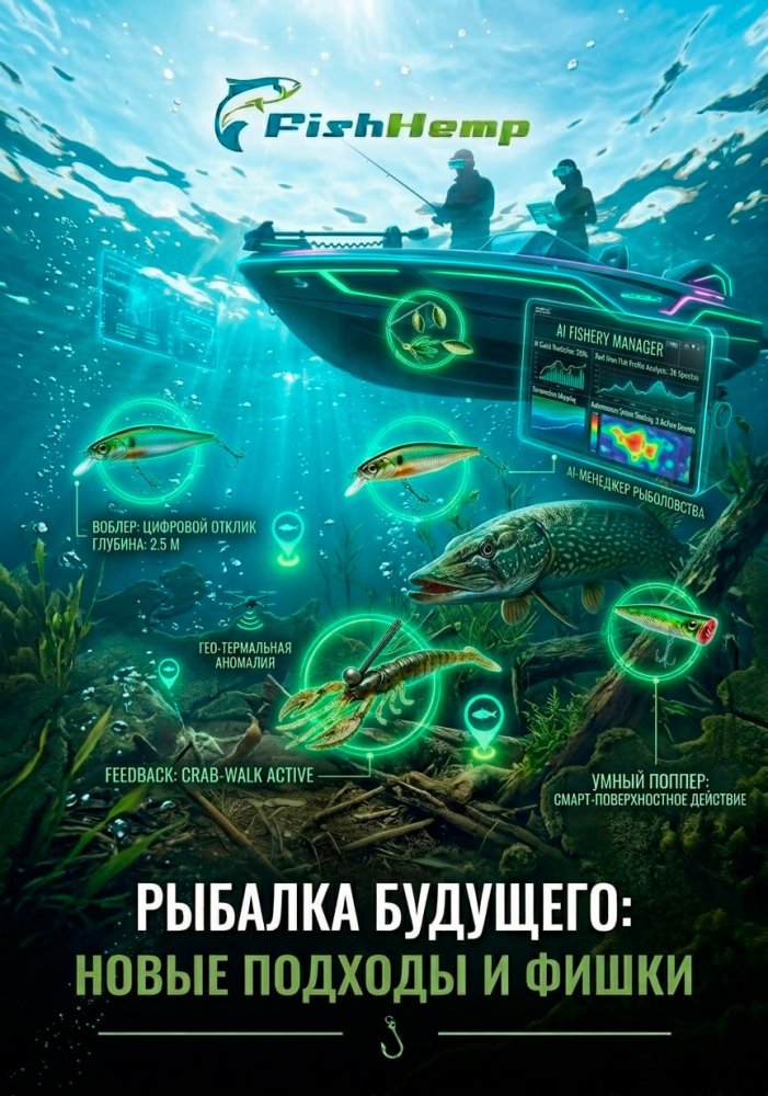 Рыбалка будущего: новые подходы и фишки